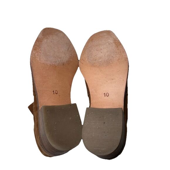 Diba True Caspian 69511 Womens Brown Suede Slip On Ankle & Booties Boots 10 - Picture 7 of 7